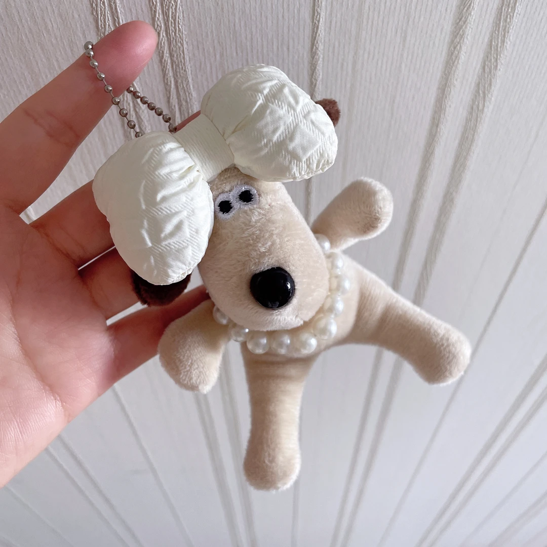 可爱卡通蝴蝶结狗狗挂件配饰