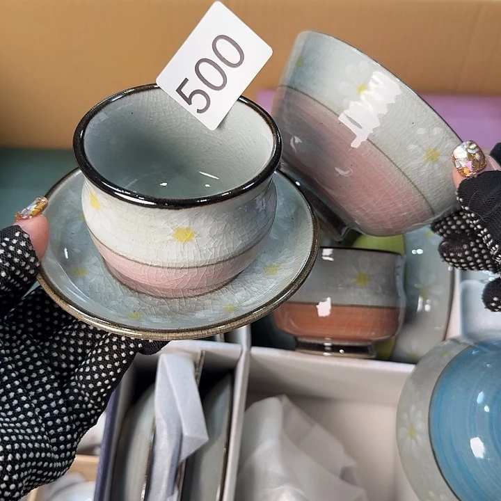 瓷片很好看的碗套装