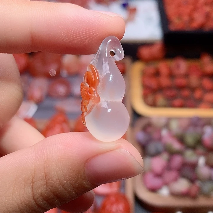 未镶嵌南红南红玛瑙荔枝冻葫芦