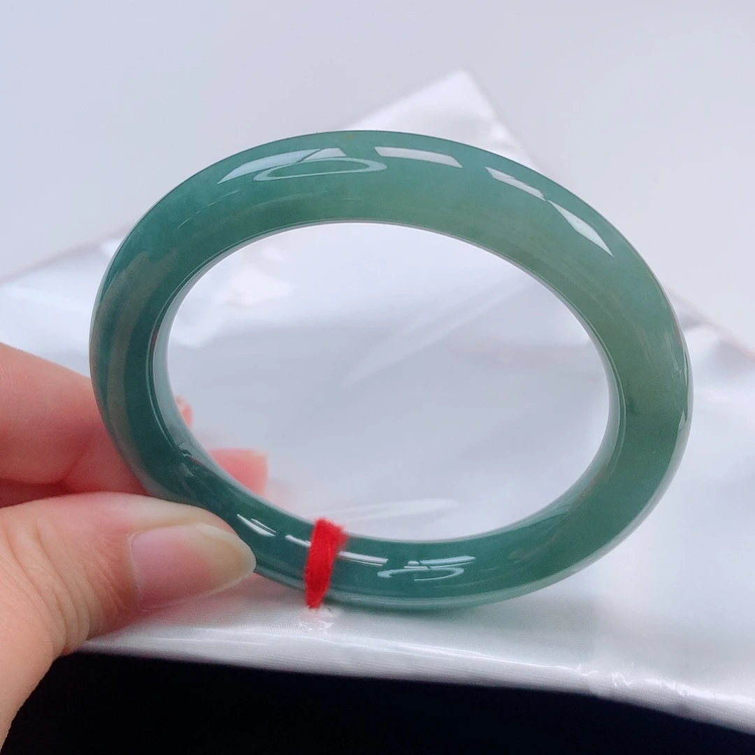 未镶嵌手镯翡翠52圆条