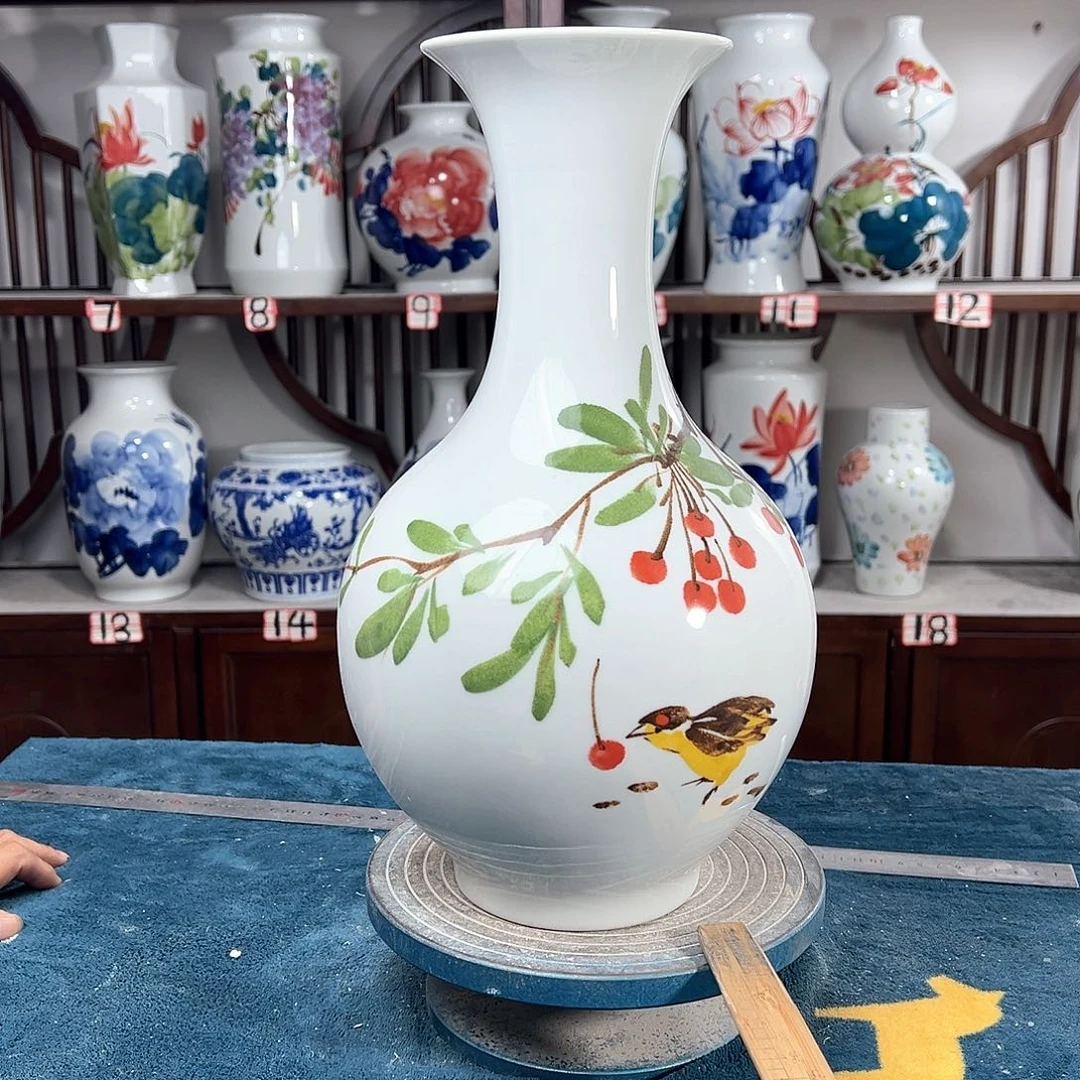 摆件景德镇陶瓷赏樱