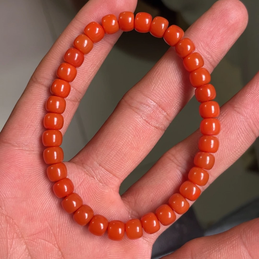 南红玛瑙未镶嵌颈饰