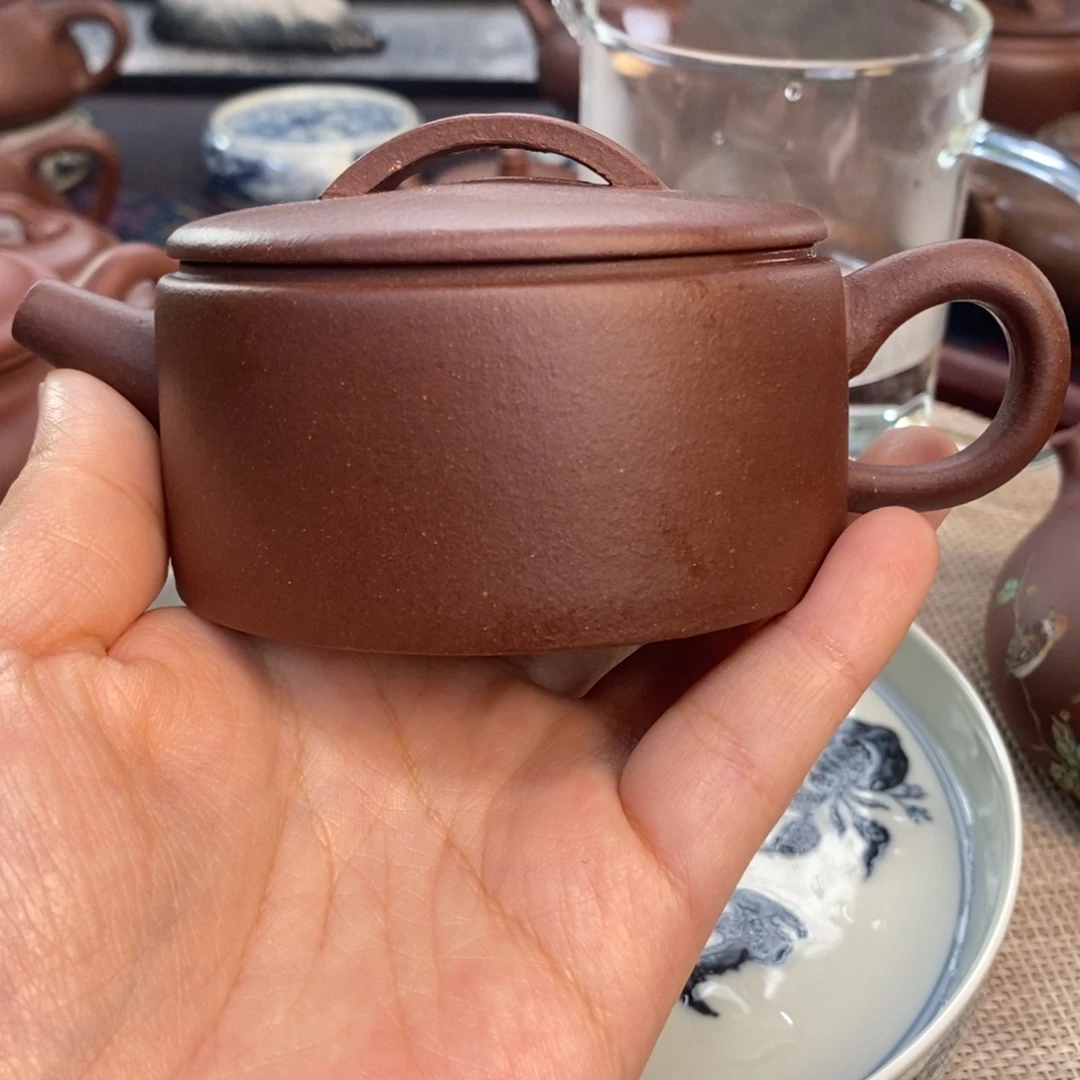 紫砂茶壶紫砂壶紫泥汉瓦1111
