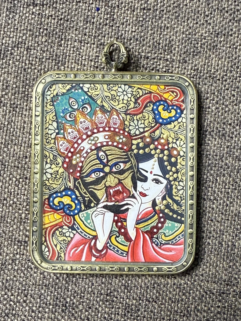 热贡纯手绘唐卡扎基拉姆