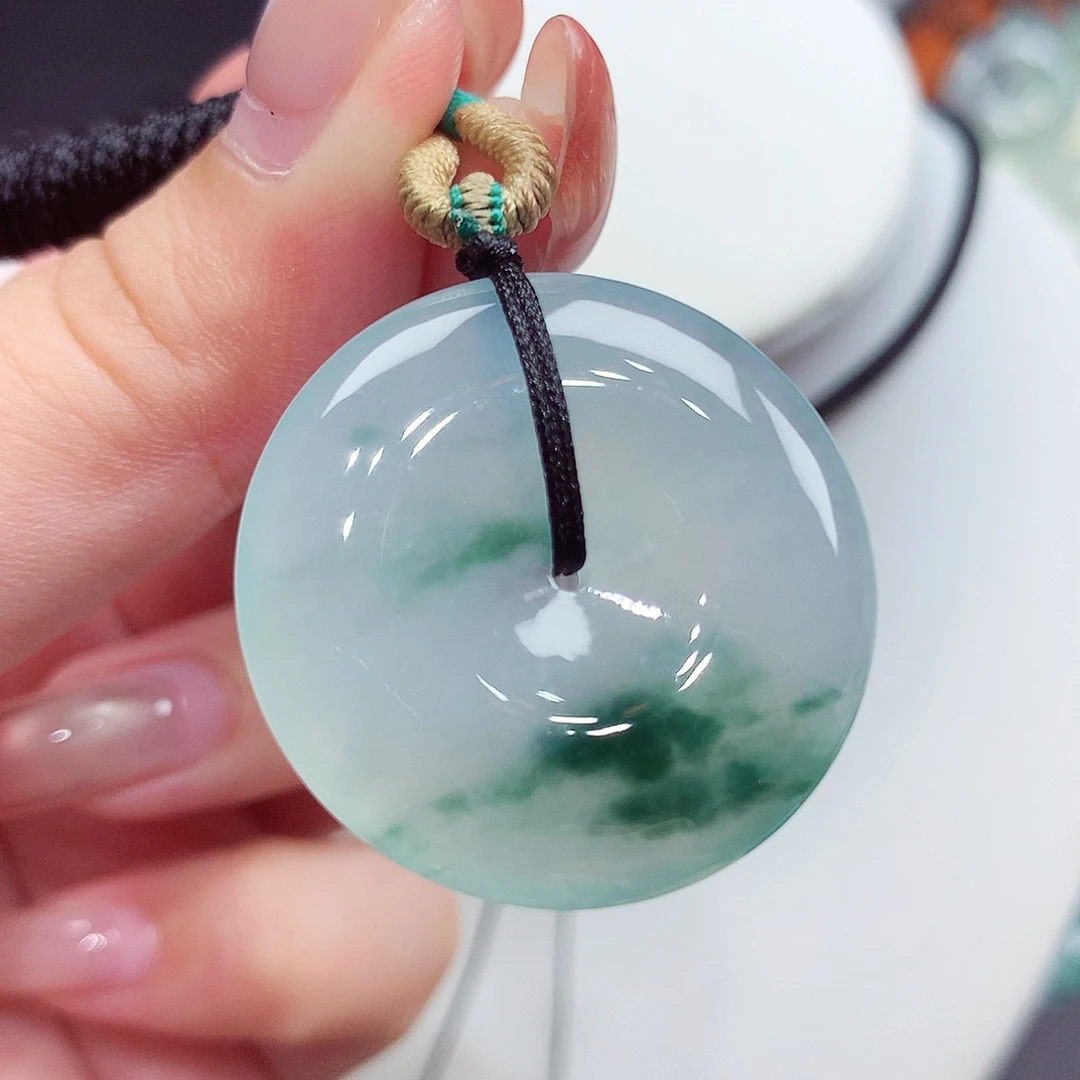 翡翠未镶嵌颈饰翡翠27，29.3/5.3