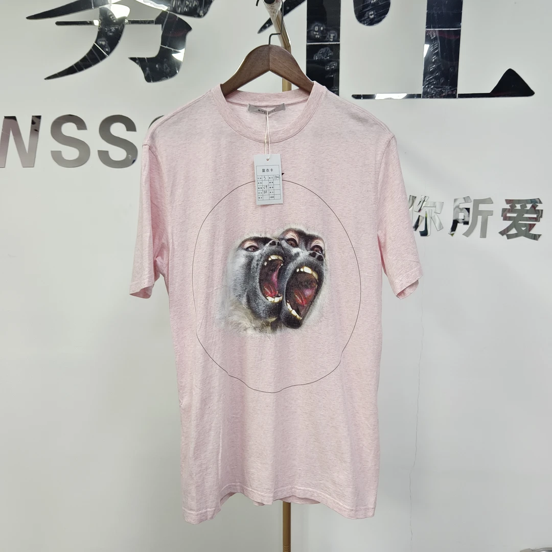 99新 Givenchy/纪梵希 猿猴短袖S 衣长80 胸围54编码0