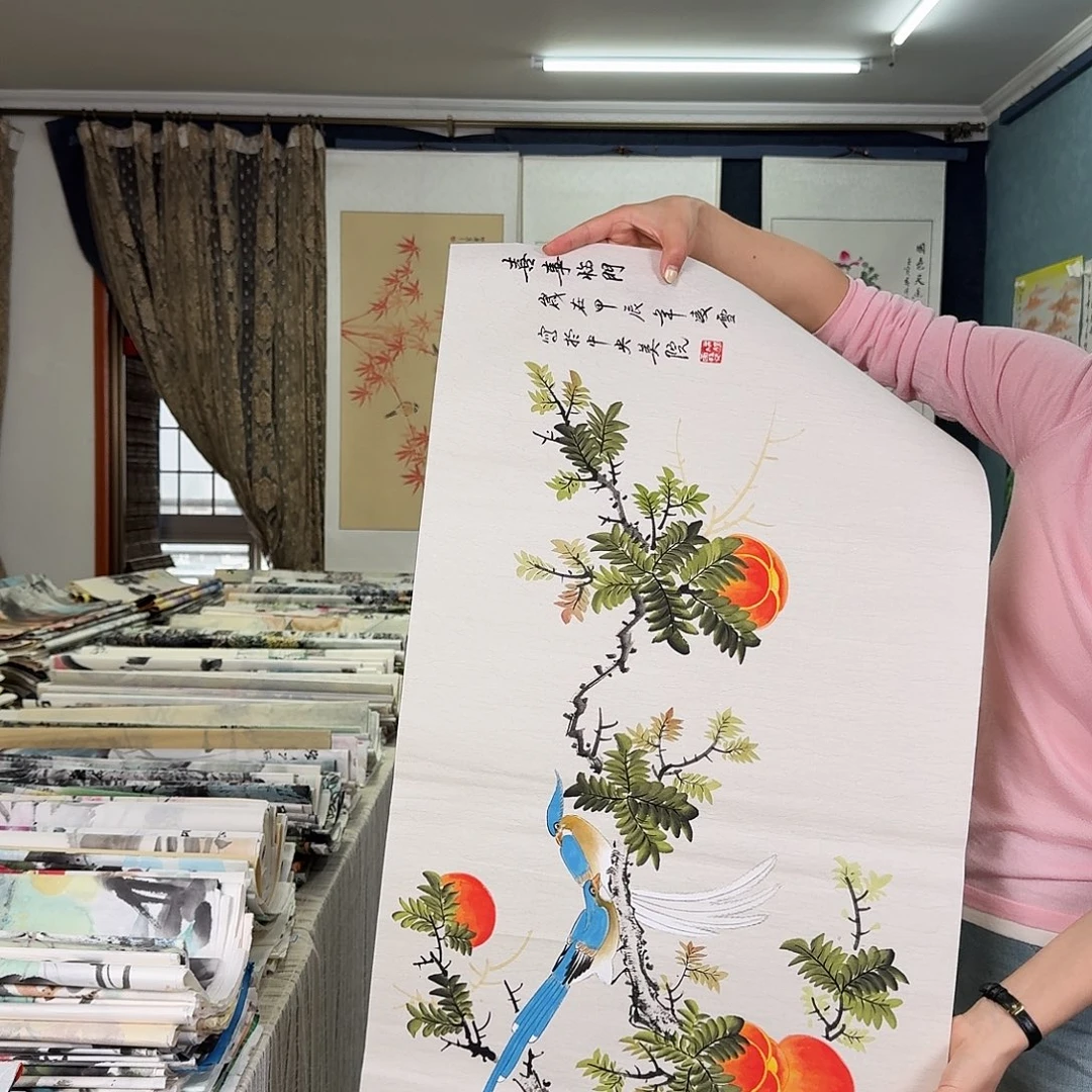 纯手绘国画作品作品