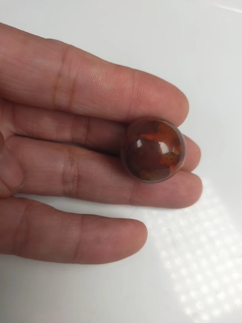 20珠径战国红玛瑙珠子