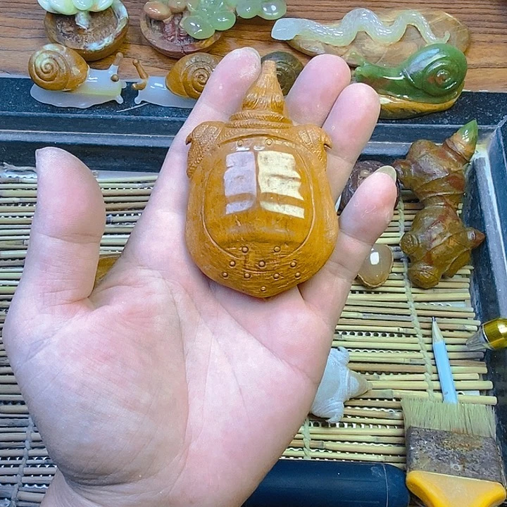 【闪购商品】砖雕海**波天然一体雕刻