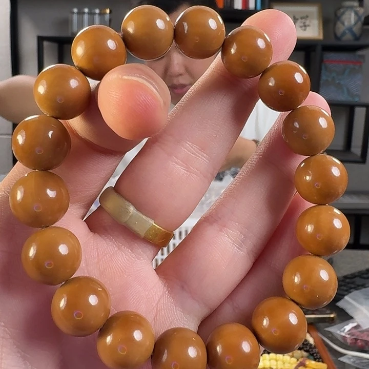 猴头核桃手串D6338 龙岩圆珠猴头核桃13mm