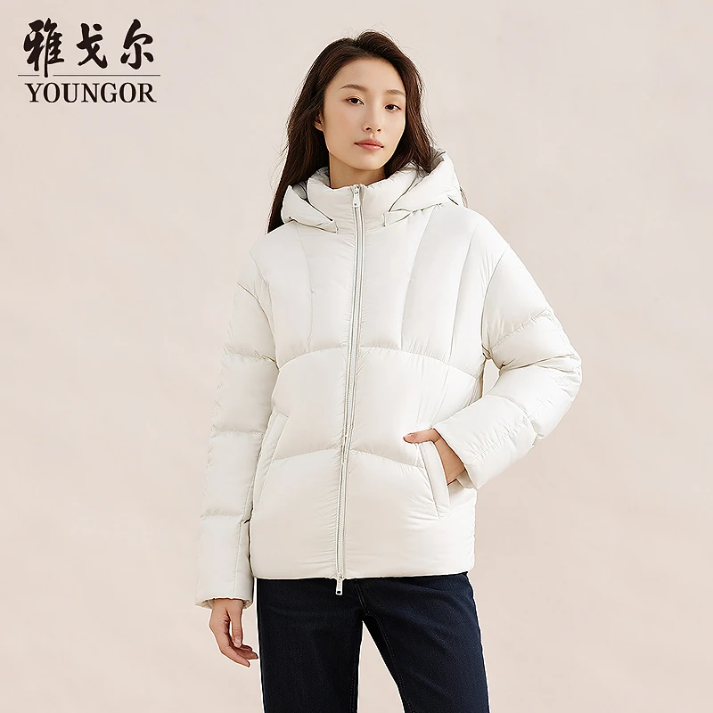 Youngor/雅戈尔【星线好物】25秋冬保暖短款羽绒服VSYS439861ETF