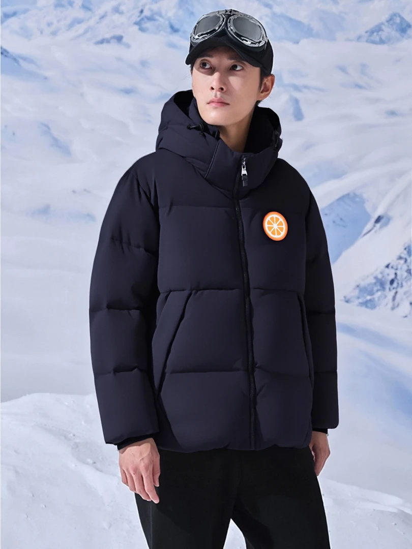 设计感男友风简约保暖百搭连帽情侣休闲舒适连帽休闲棉服PA-N756