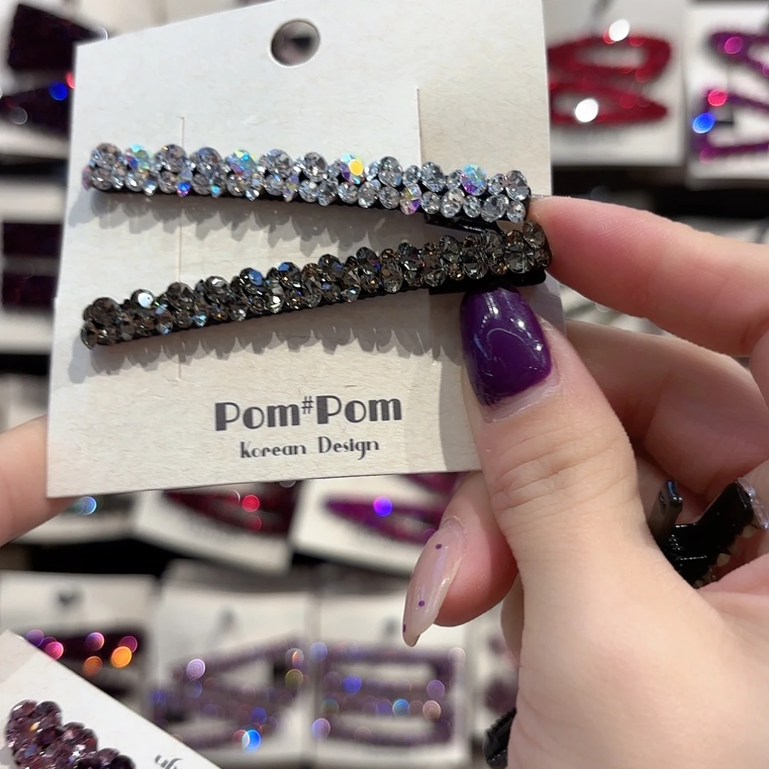 皮质铁合金拼色压夹