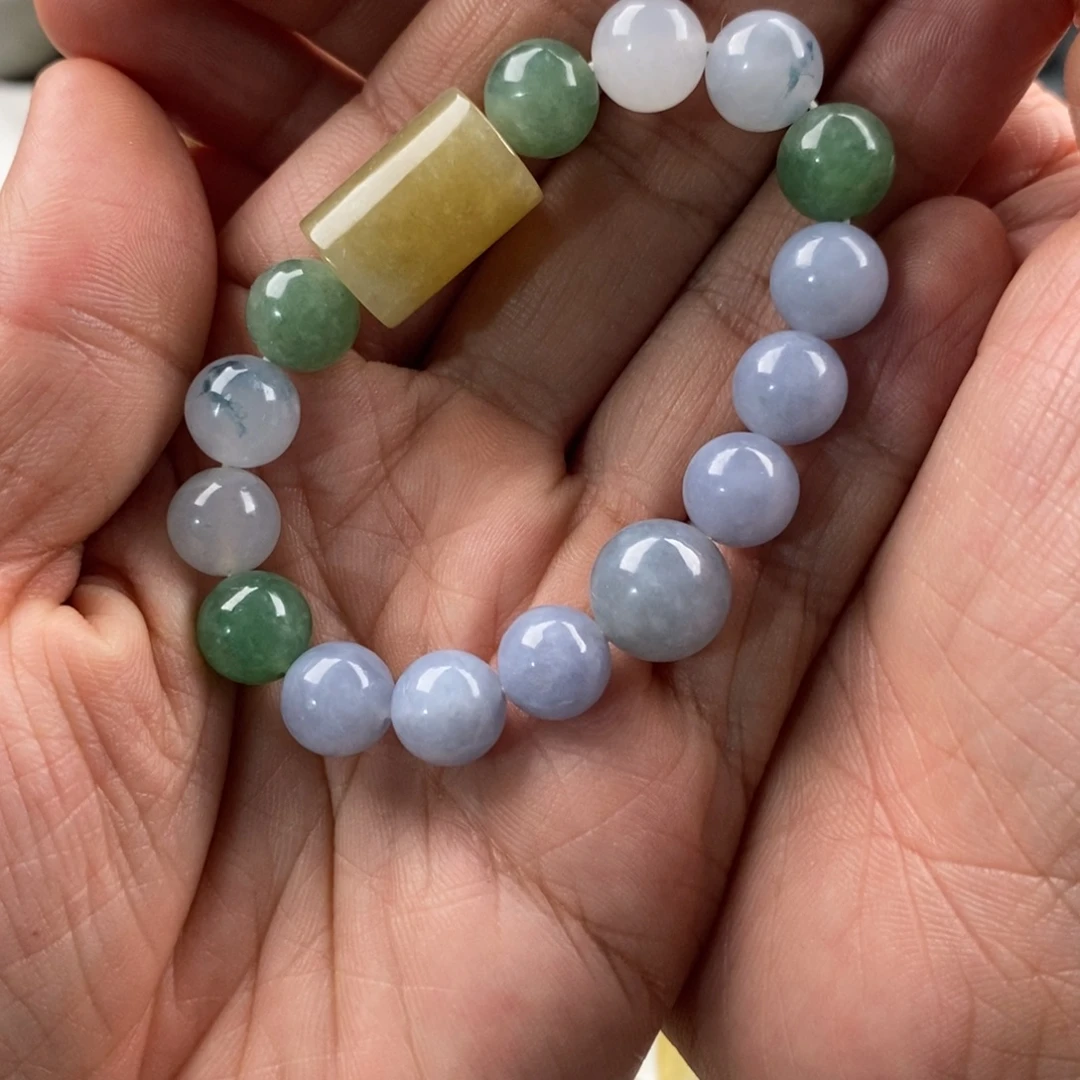 定制翡翠未镶嵌天然缅甸翡翠a货手串