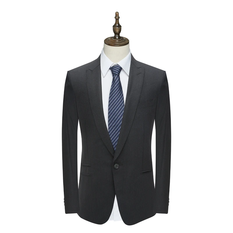 AS111奥 春秋男西服 一粒扣后中开衩商务西装外套 17Q039228