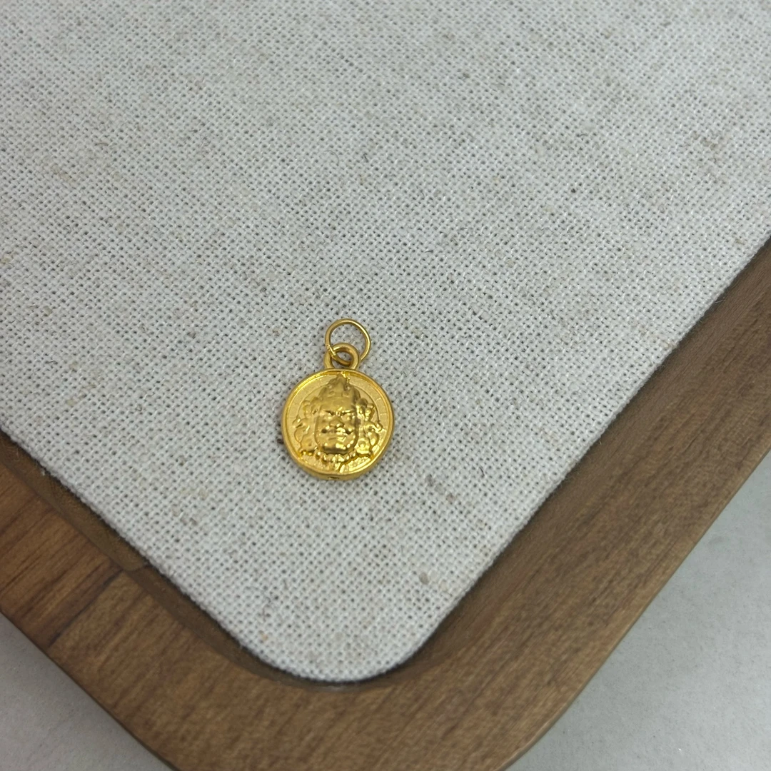 足金999小黄财财滴流编绳款（配件）-JFX1318