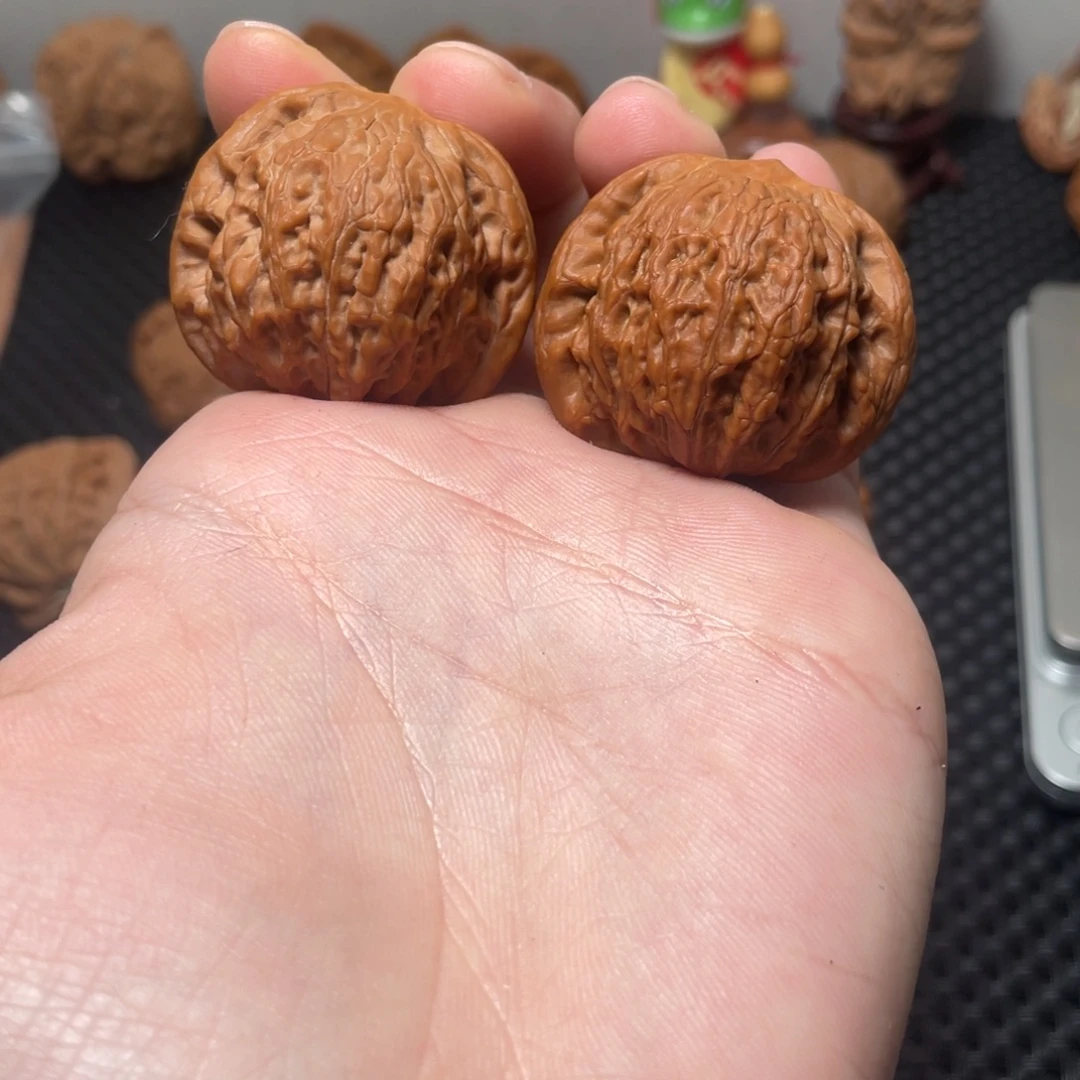 把件文玩核桃把玩文玩核桃铁锤妹妹38尺修尖款