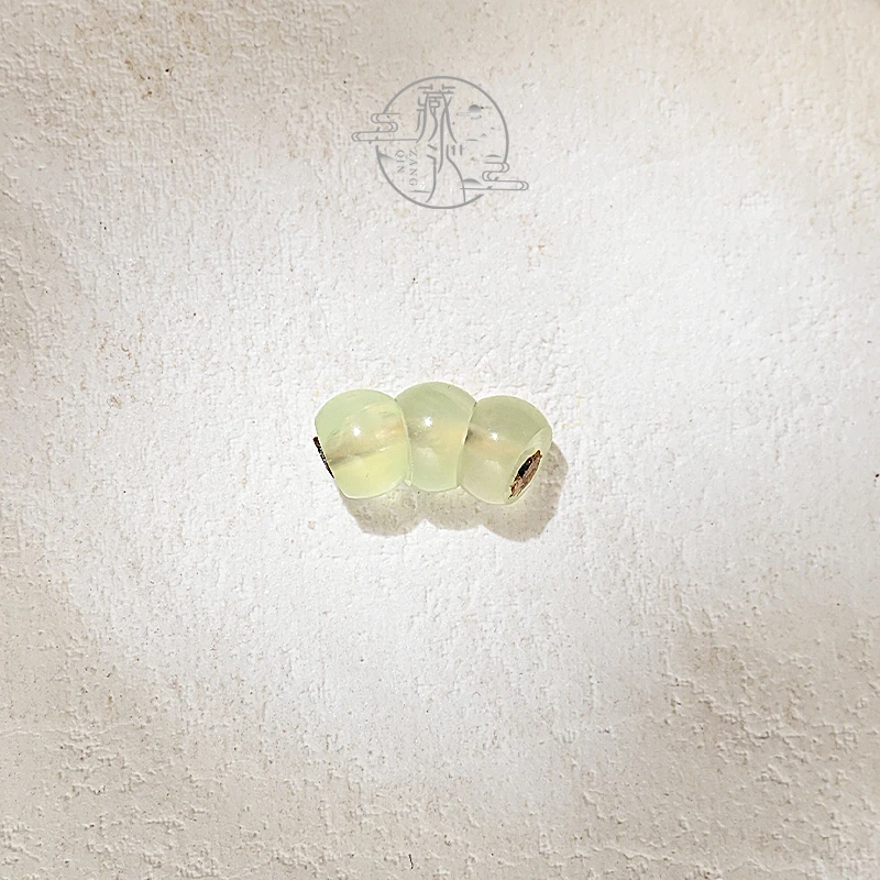 6毫米葡萄石斜切猪大肠文玩水晶星月大肠手串DIY配饰顶珠配珠腰珠