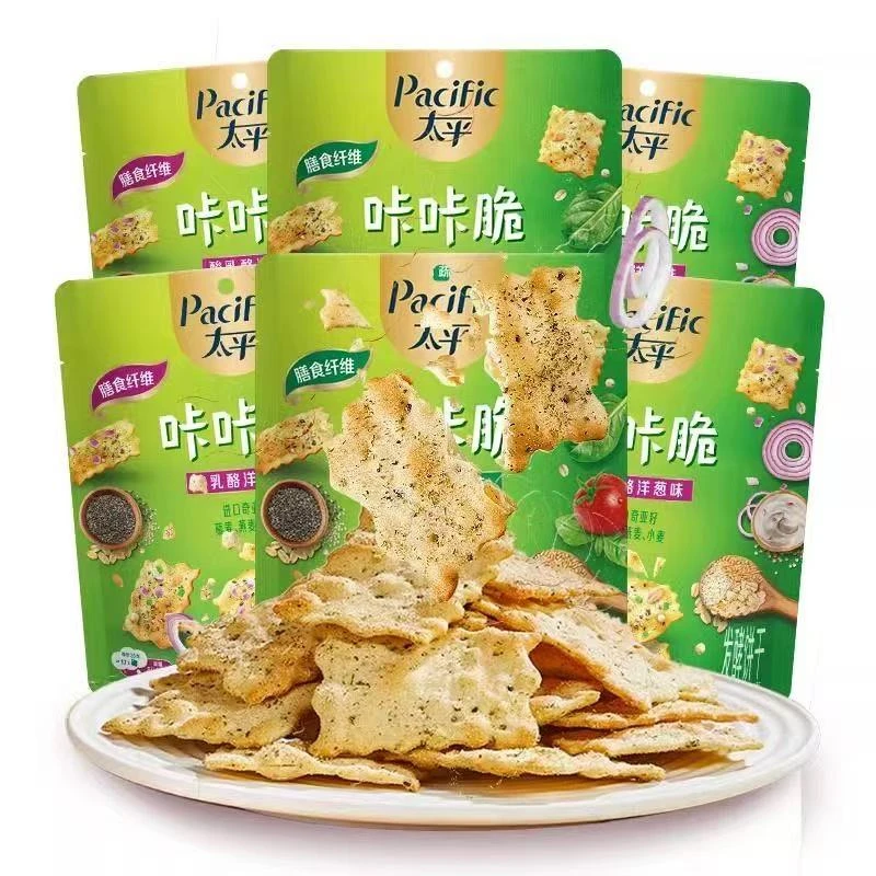 （至25年3月17日后）太平咔咔脆酸乳酪洋葱味50g*5袋