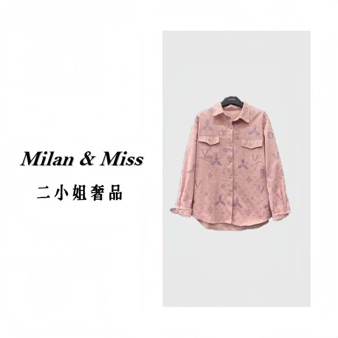 G重工新款字母烫钻刺绣牛仔衬衫外套6277