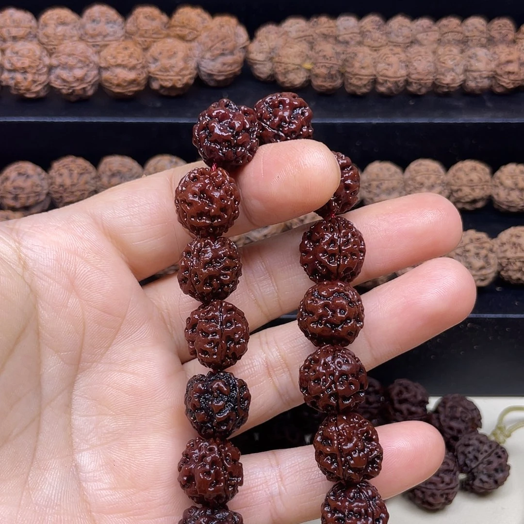 手串金刚菩提15mm原生态三瓣