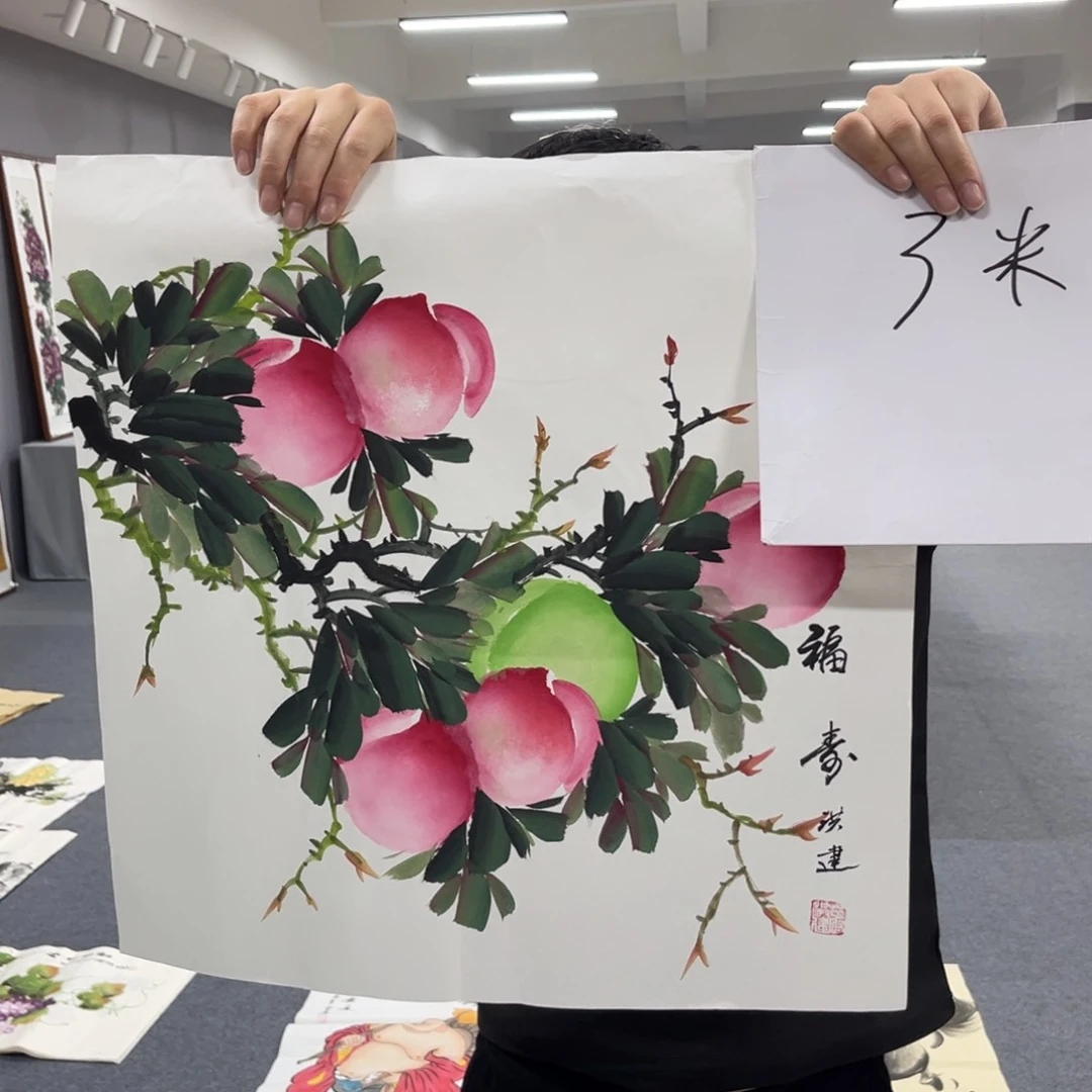 国画国画老师手绘作品