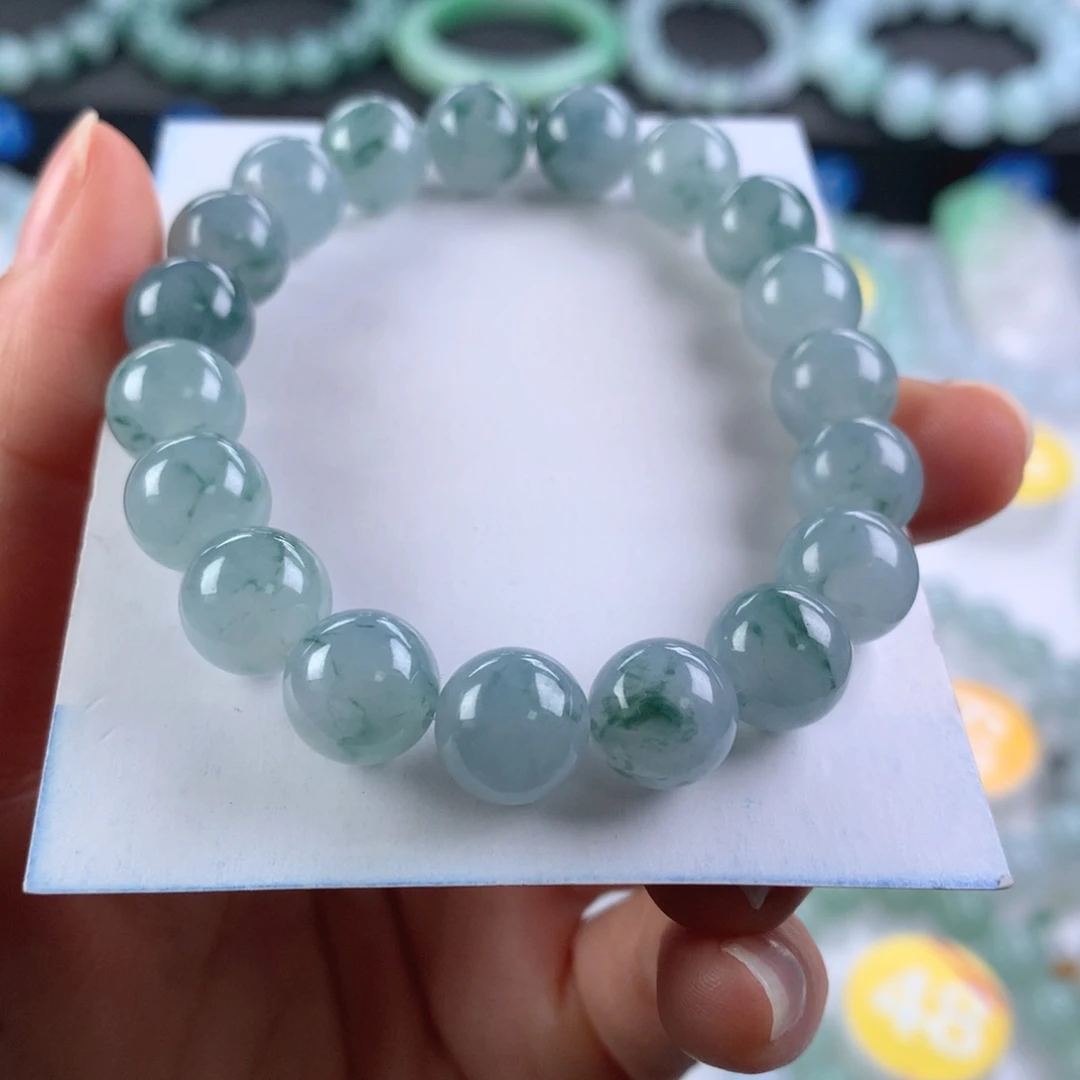 翡翠未镶嵌手链卡10