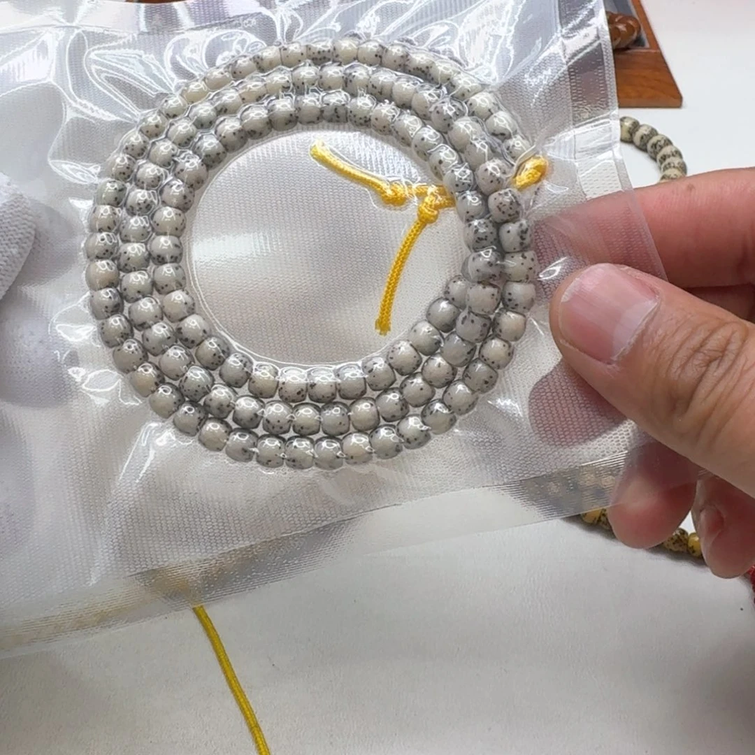 星月菩提手串3尊宠糯冰石玉河豚6左右108