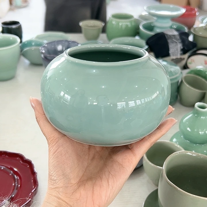 小米茶器龙泉青瓷