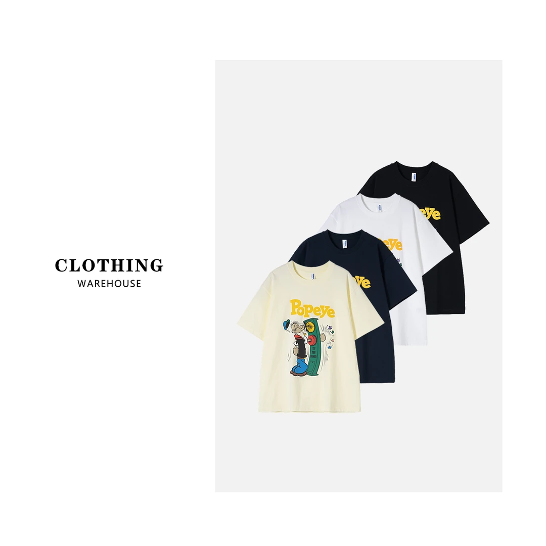 【开门大吉】门店 高端时尚重磅纯棉--T恤