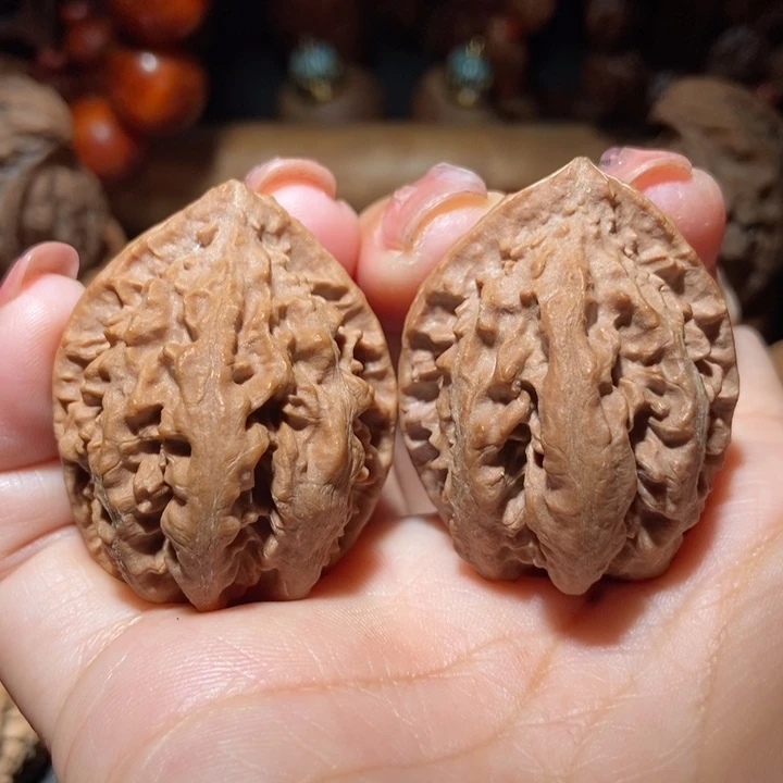 把件文玩核桃东北楸子小雪2