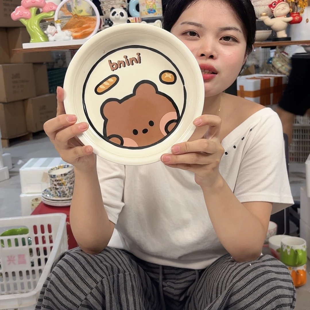瓷微瑕陶瓷餐具釉下彩