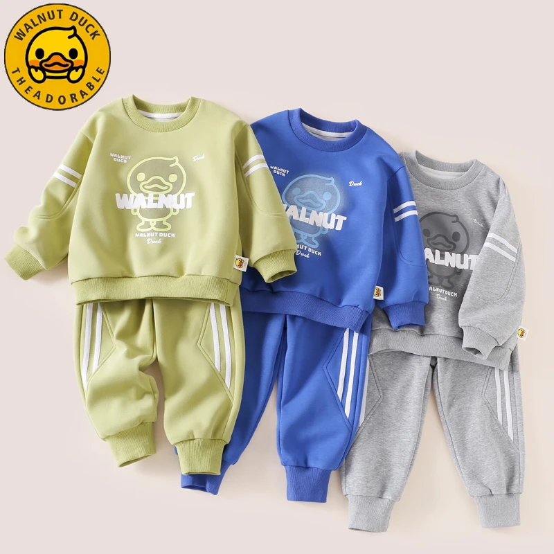 小黄鸭儿童春款童装两件套新款休闲圆领套装XT312-XYY