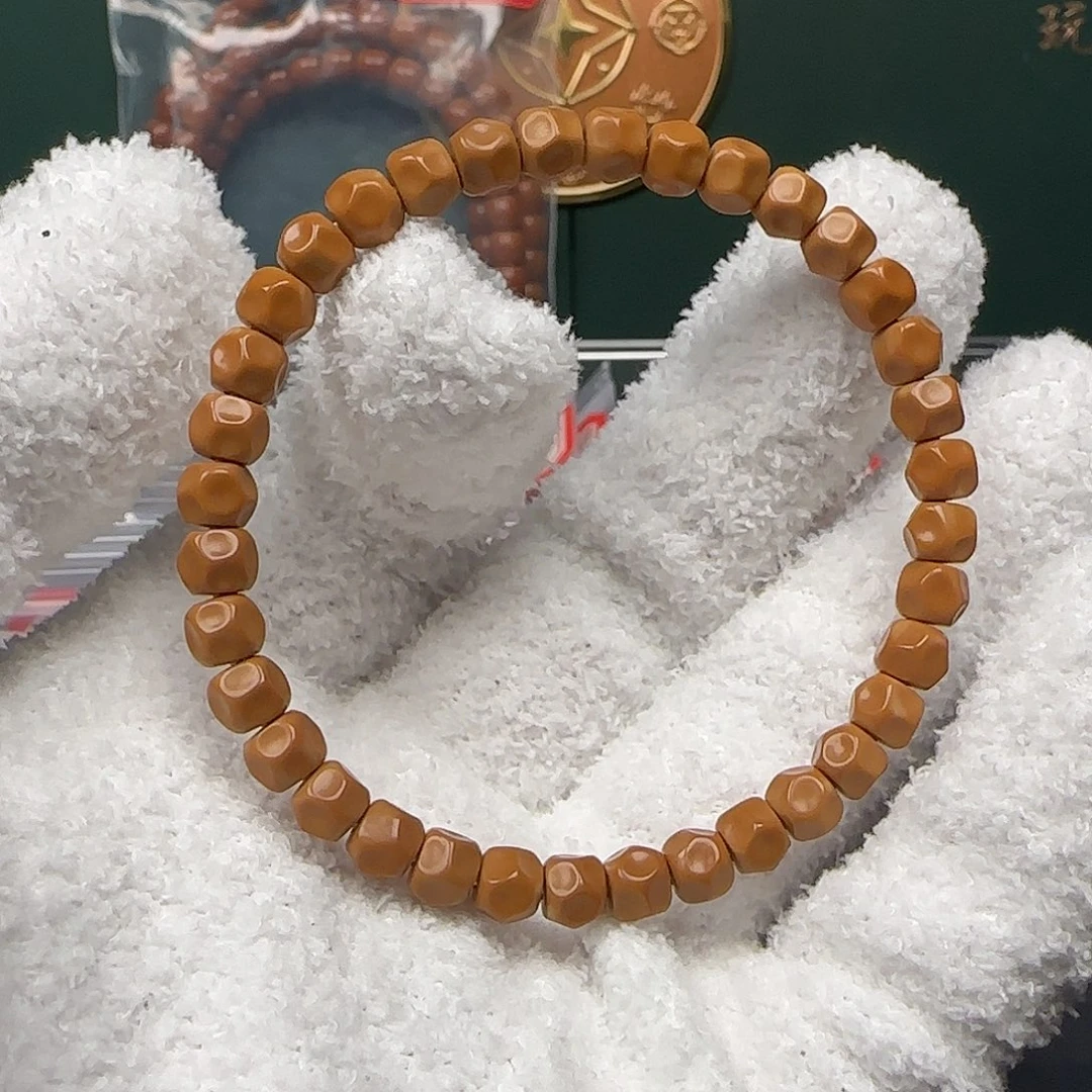 手串/手链橄榄核6.5mm老挝无相核尖手串
