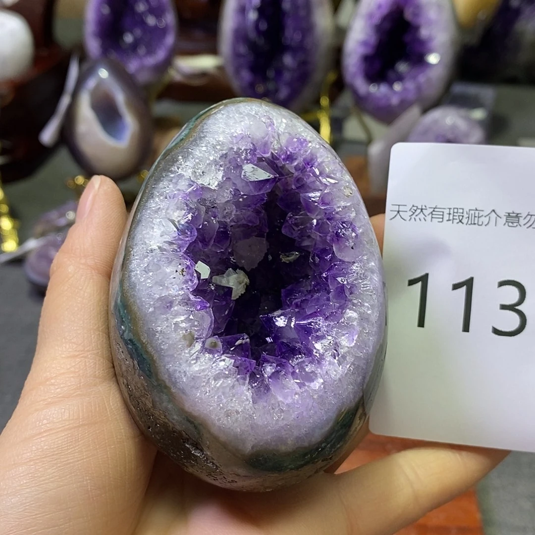 紫晶未镶嵌珠宝半成品