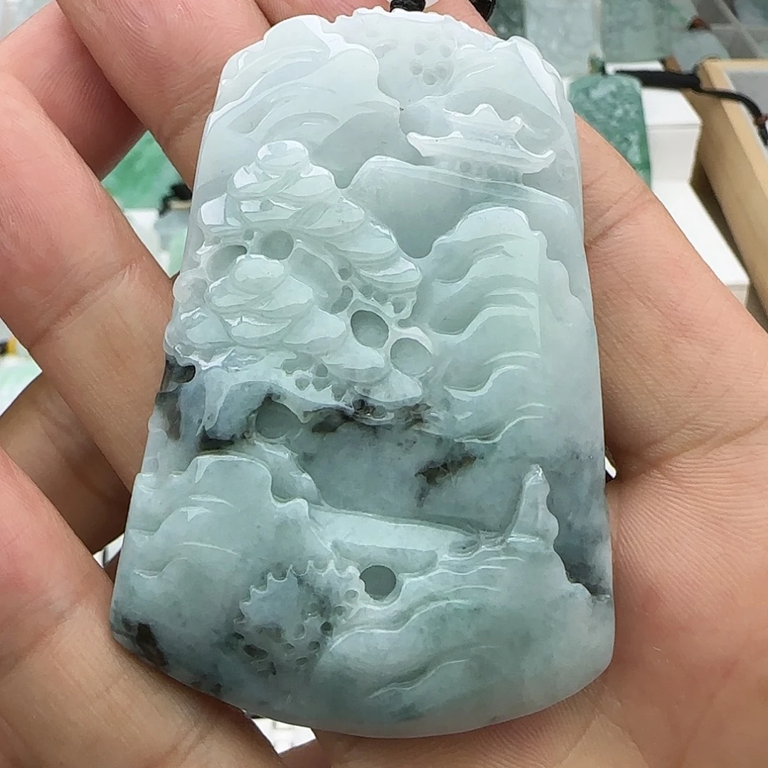 颈饰未镶嵌翡翠翡翠