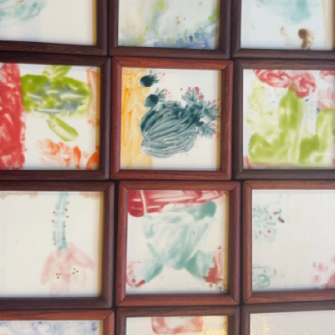 艺术茶杯垫，点心盘