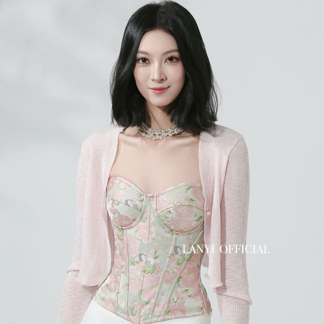 LANYI岚怡壹生如夏花春夏薄款小开衫（只有开衫不含胸衣）