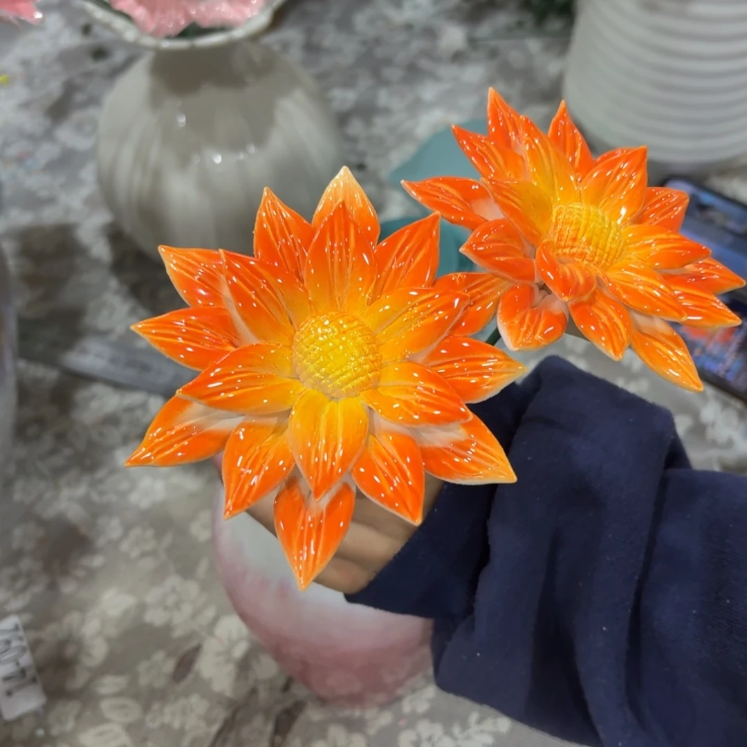 陶瓷花，20元发货，退款拉黑