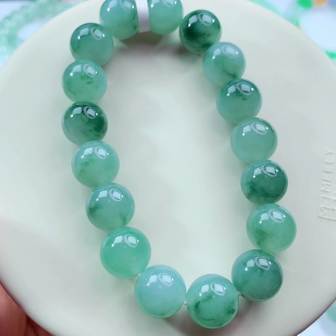 翡翠未镶嵌手链卡12