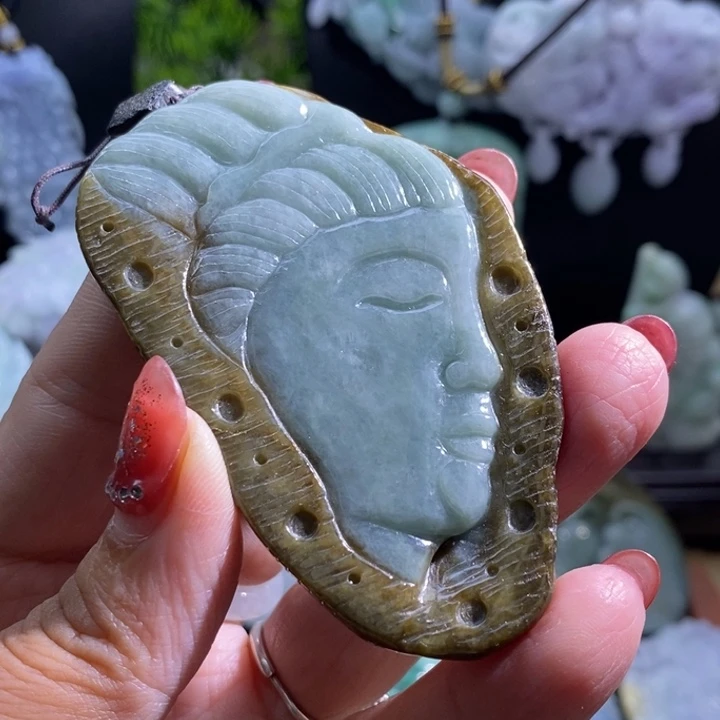 【闪购商品】颈饰未镶嵌翡翠观音头
