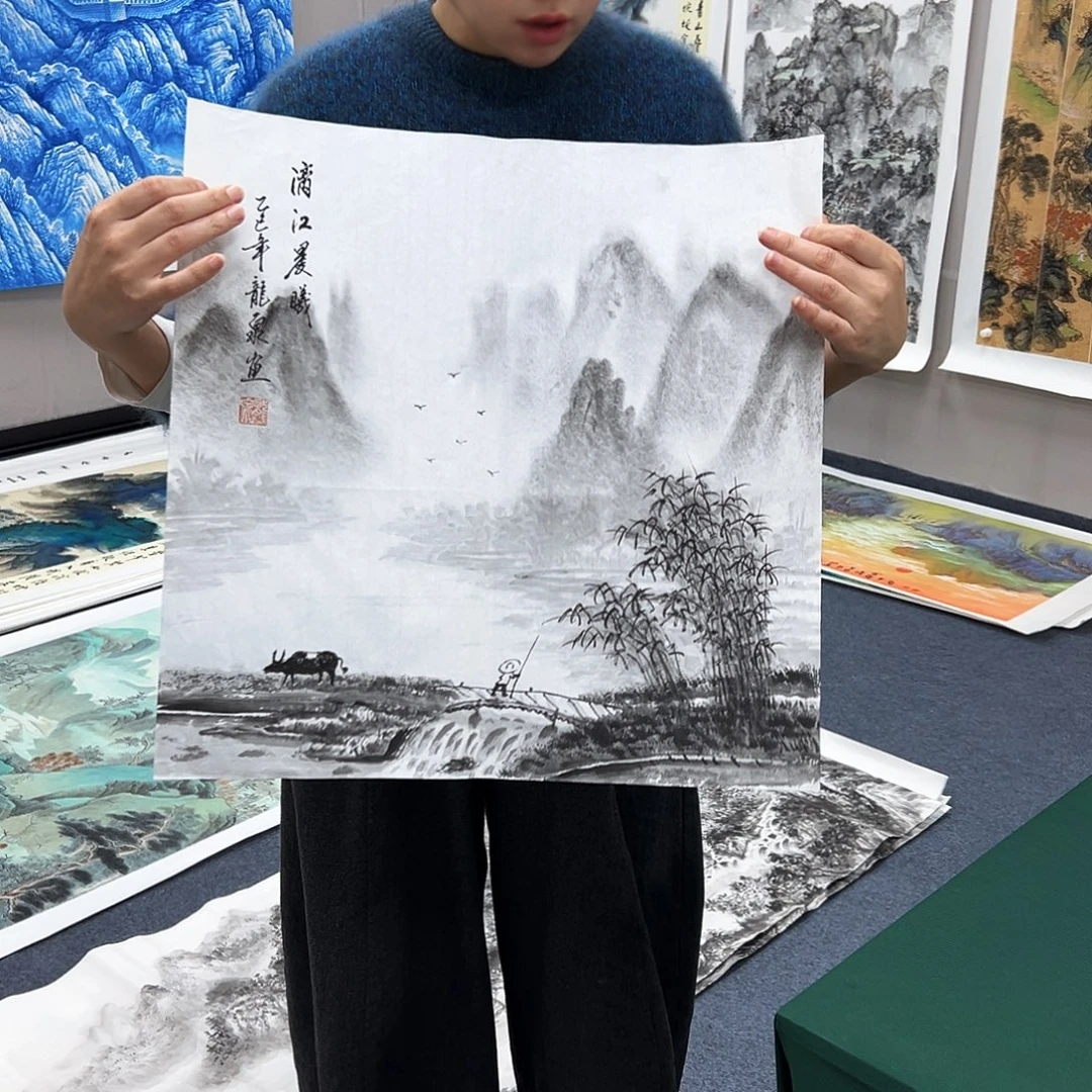 国画宣纸国画纯手绘作品