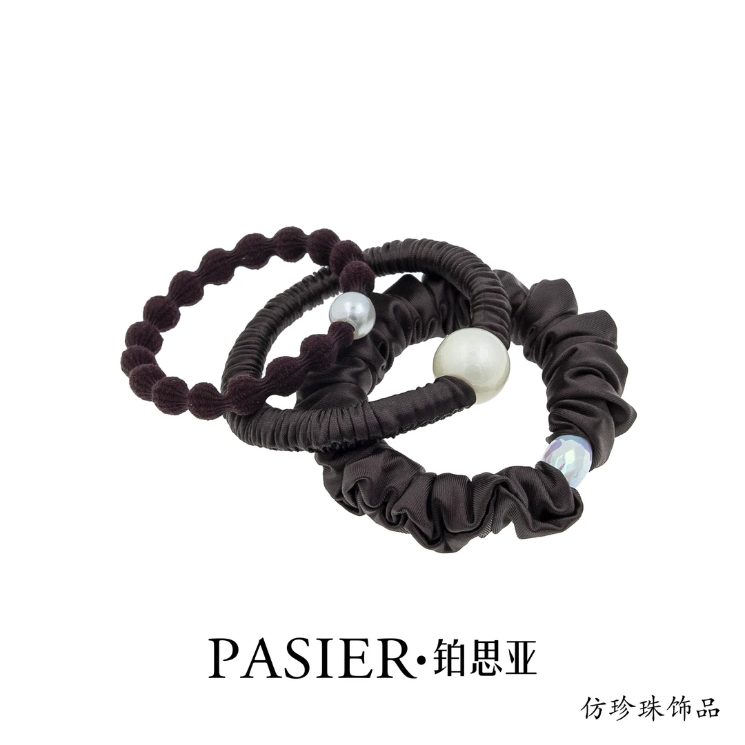 铂思亚 花非花发圈 手工气质百搭温柔时尚弹力发圈发绳  CC1171