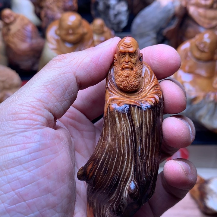 柏木（崖柏）崖柏陈化料手把件