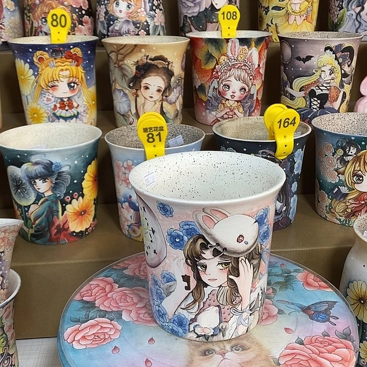 景德镇精品js美盆12.5/12.5