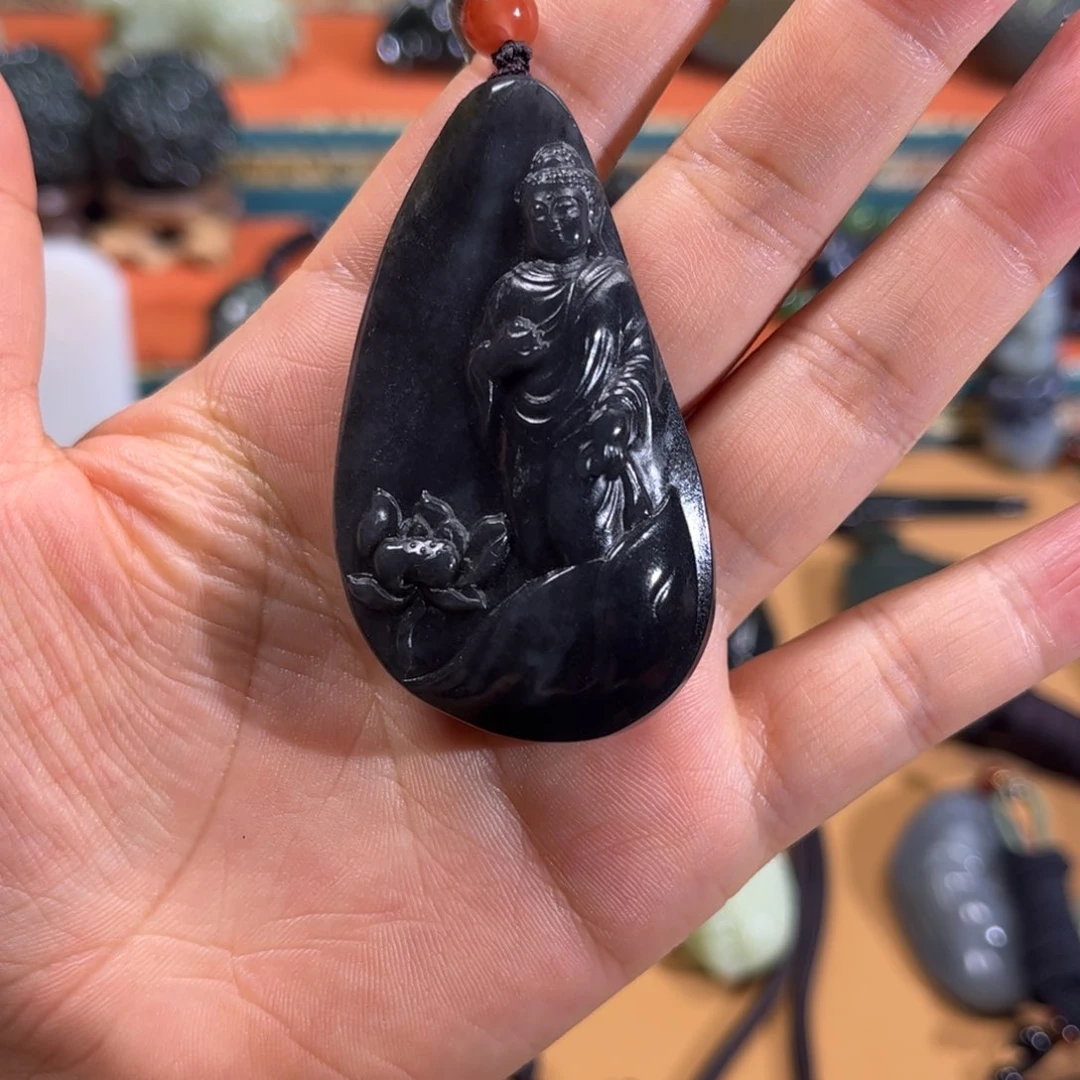 和田玉未镶嵌挂件西*烛