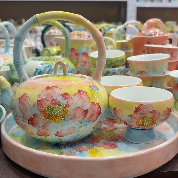 杯景德镇釉下五彩手绘