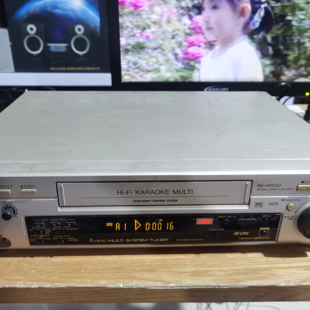 8新 Panasonic/松下 松下录像机HD550机器运费自理6磁头立体声。