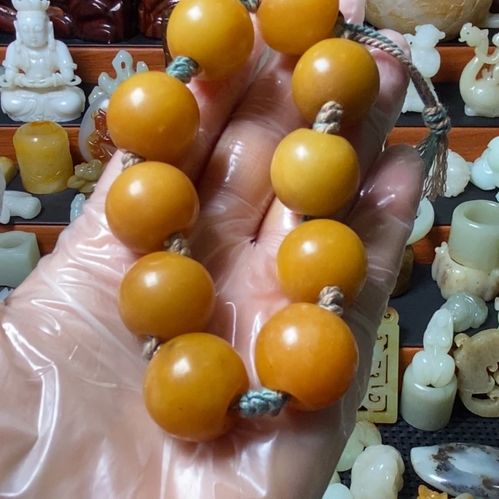 祥***哥和田玉未镶嵌颈饰