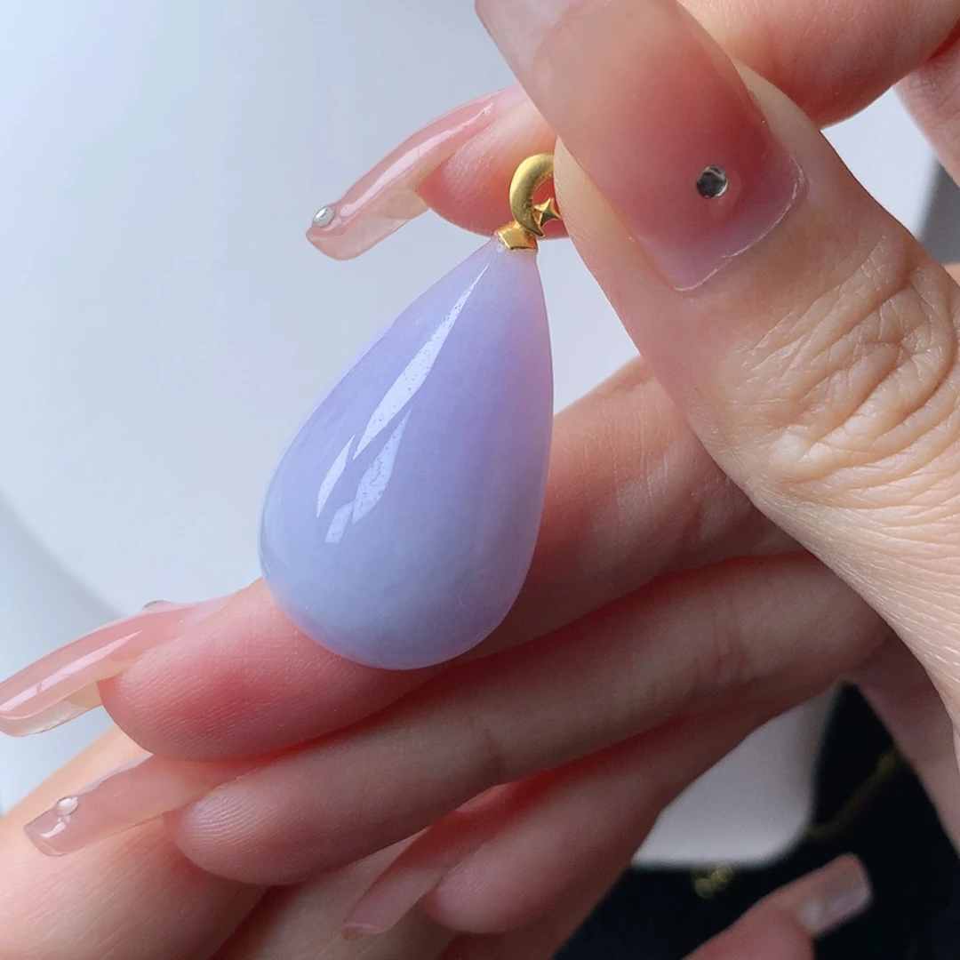 【闪购商品】翡翠18K金镶嵌吊坠(赠链)